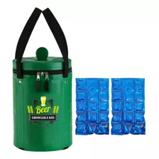 Bolsa Térmica Heineken Para Barril + 2 Cartelas De Gelo Gel