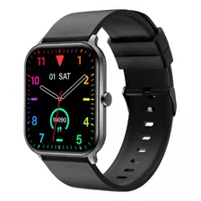 Smartband Soundpeats Watch 1 1.4 Caja Negra, Malla Black De Tpu