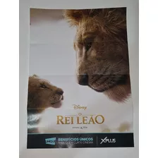 Cartaz Do Filme Rei Leão Live Action 40 X 30 Cm Dobrado