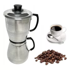 Cafeteira Alumínio Polida Econômica Italiana 1,4l Café