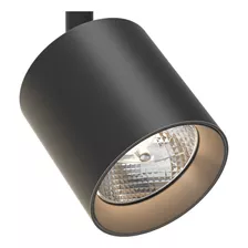 Cabezal Coco Ar111 Negro Idea Led 12w Calida Incluida