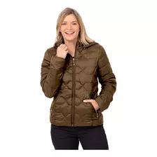 Campera Con Abrigo Impermeable De Mujer