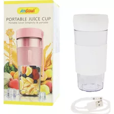 Licuadora De Jugos Portátil Y Recargable Multiusos 420 Ml