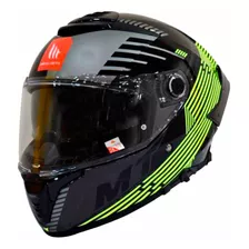 Casco Integral Doble Visor Mt Thunder 4sv Krom En Aolmoto