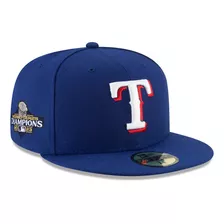 Gorra New Era Rangers Texas 59fifty Plana Campeones 2023