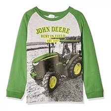 Camiseta Masculina De Manga Comprida John Deere Cinza 78 Yea