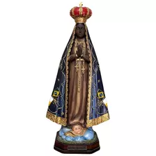 Imagem Nossa Senhora Aparecida Manto 30 Cm Resina