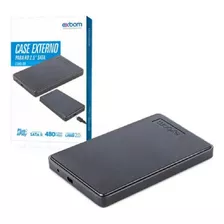 Case Gaveta Externa Usb 2.0 Para Hds E Ssds Sata 2,5' 