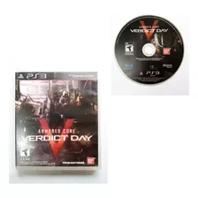 Armored Core 5 Verdict Day Ps3