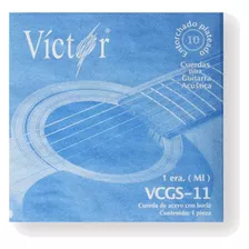 10 Cuerdas Victor 1a Para Guitarra 1a, Acero Mod.11