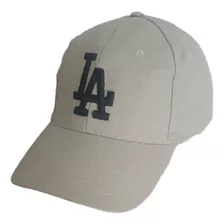 Gorra La Los Angeles Regulable Gabardina Bordada Unis Abrojo