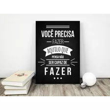 Placa Decorativo Frases - Kit 3 Placas