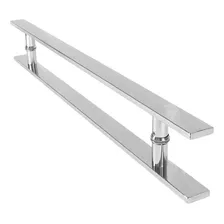 Puxador Porta Pivotante Aço Inox 304 45cm Chato