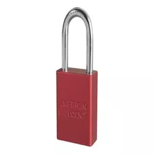 American Lock A1106red1key Candado Con Llave, Aluminio, Rojo