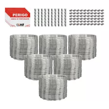 Cerca Concertina Dupla Clipada 45 Cm (60 Metros) + Kit