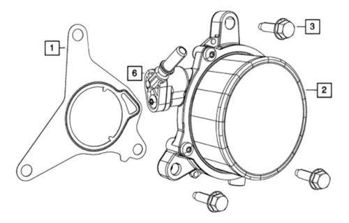 Empaque Para Bomba Vaco Fiat 500 Ydodge Dart 1.4lts 13-16 Foto 9