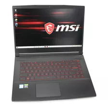 Msi Gf65 Thin Black 15.6 Gaming Notebook 