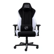 Cadeira Escritório Pcyes Mad Gamer Ergonômica Preta Branca 