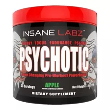 Pre Entreno Psychotic Insane Labz 30 Servicios Sabor Manzana