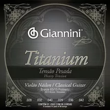 Giannini Genwta - Tension Alta 85/15 Titanium Encordado P/g
