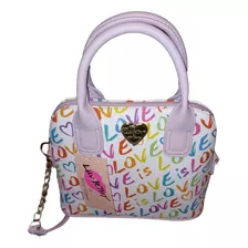 Betsey Johnson Bolsa De Dama Gato Lila Luv