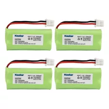 Paquete De 4 Pilas Recargables Aaax2 2,4 V 1000 Mah 526...