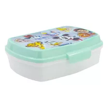 Vianda Plástica Infantil Disney 100 18 Cm Color Celeste