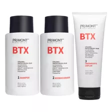 Kit Btx Shampoo, Acondicionador Y Tratamiento Primont