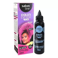 Banho De Brilho Salon Line Color Express Vibes Rosa 100ml