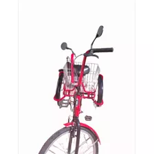 Bicicleta Triciclo Con Canasto, Cadena Linga, Inflador,espej
