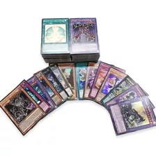 Yugioh Mega Pacote Com 50 Cartas Com Raras E Holofoil