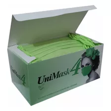 Cubrebocas Desechable Uniseal Unimask4 Cuatro Capas 50pz