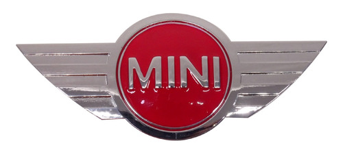 Logo Emblema De Capot Rojo Compatible Con Mini Cooper Foto 5