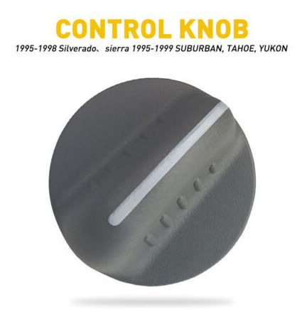 1x Control Knobs Audio Radio Fits 1995-1999 Chevy Suburba Mb Foto 4