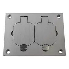 Wiremold 828r-tcal - Placa De Aluminio Duplex Recpt Color