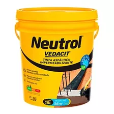 Neutrol Acqua Tinta Asfáltica 18 Lts Vedacit