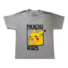 Camiseta Pokémon Pikachu Número 25