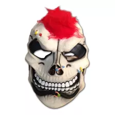 Máscara Halloween Caveira Punk C/ Elástico Látex