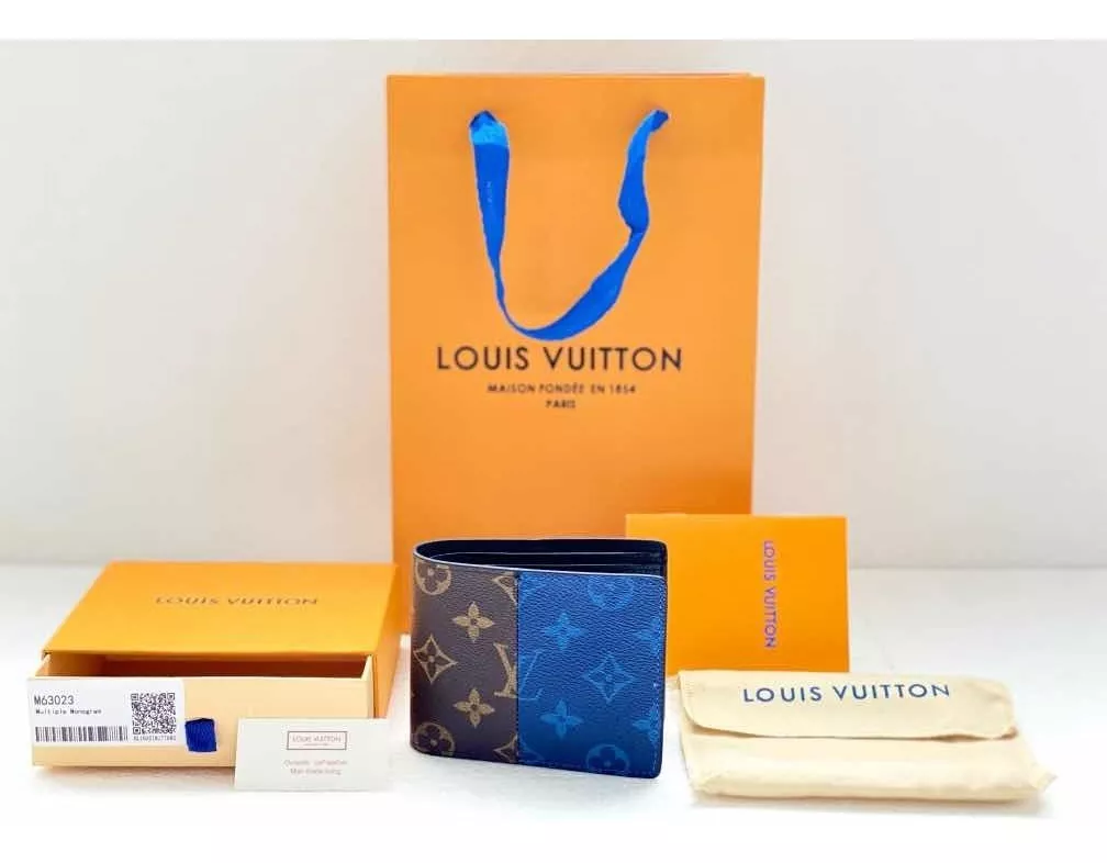 Billetera Louis Vuitton Blue Limited Edition 100% Autentica
