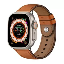 Juego 2 Correas Para Apple Watch Ultra 49mm Piel Sintética