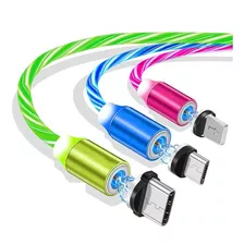 Cables Cargadores Magneticos 3 En 1 Usb