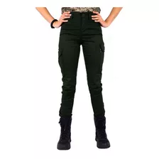 Calça Tática Militar Feminina Fem-tac Bélica Verde