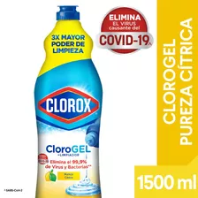 Cloro En Gel Clorox Pureza Cítrica 1,5 Lt