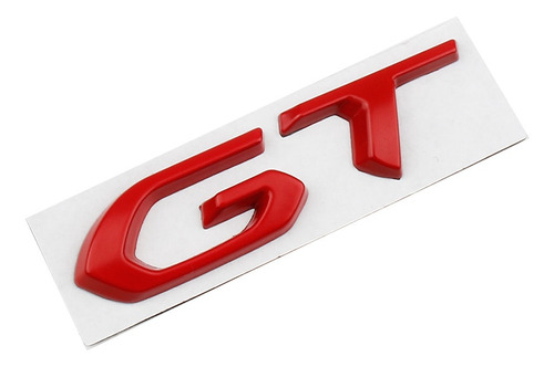 3d Metal Gt Badge Sticker Para Kia Peugeot 206 207 208 301 Foto 9