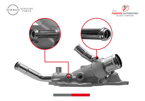 Caja Termostato Nissan Sentra 2.0 De 2007-2012 Std Original Foto 2