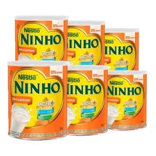 Leite Em Pó Ninho Zero Lactose Forti+ 380g Nestle Kit C/6