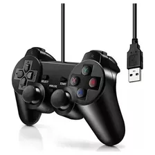 Controle Para Ps3 Play Três Joystick Manete Com Fio Usb Pc