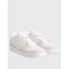 Tenis Calvin Klein Jeans Cupsole De Hombre Blanco