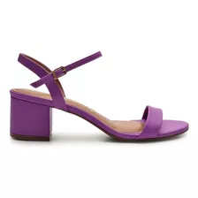 Sandalias Vizzano Pelica Mujer Eco Cuero Taco Cuadrado 4cm