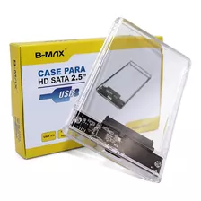 Case Hd Externo Transparente Usb Notebook Sata Protectt